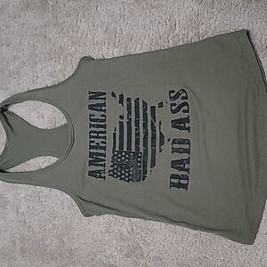 American Badass Tank Top By Dirty Doe